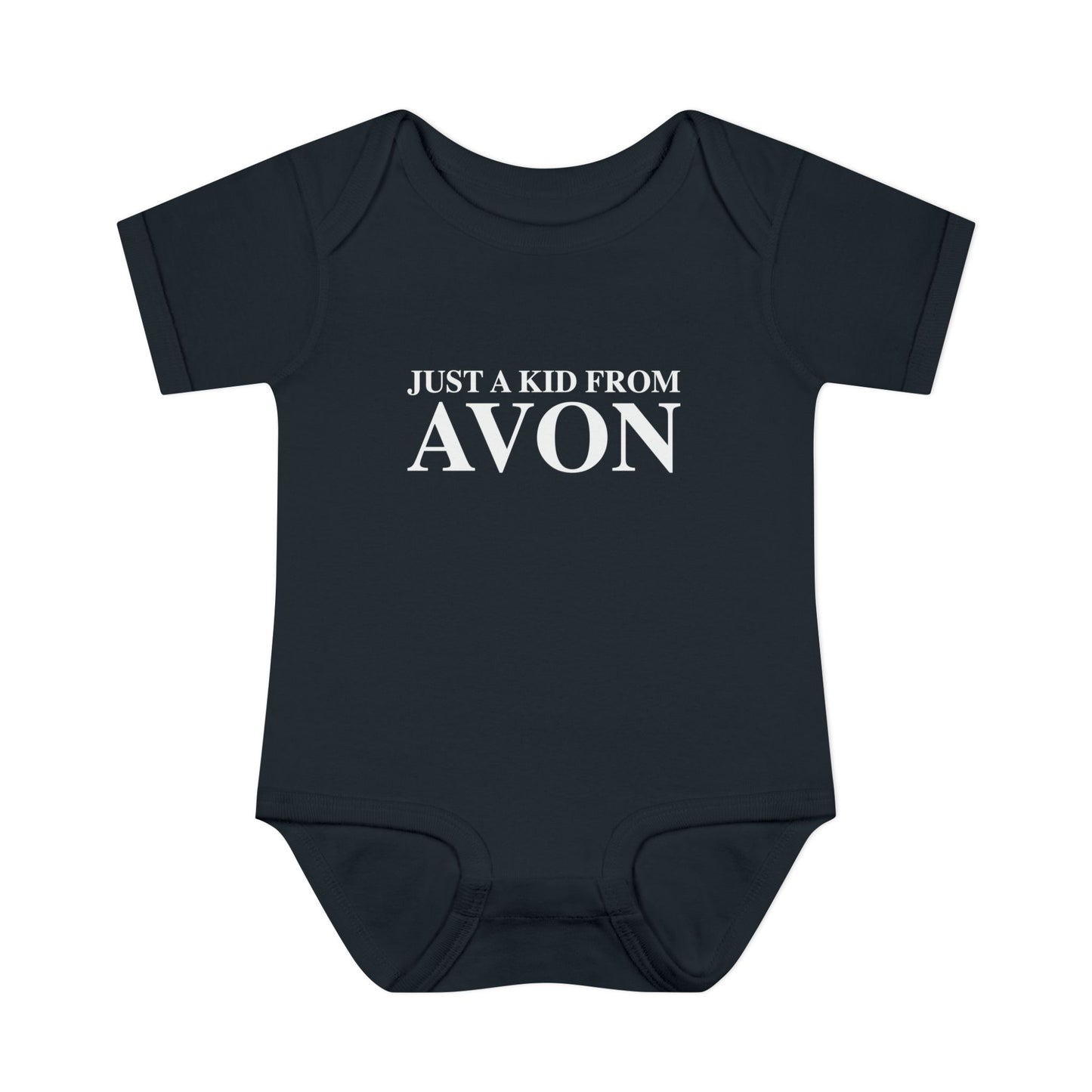 Just a kid from Avon Infant Baby Rib Bodysuit