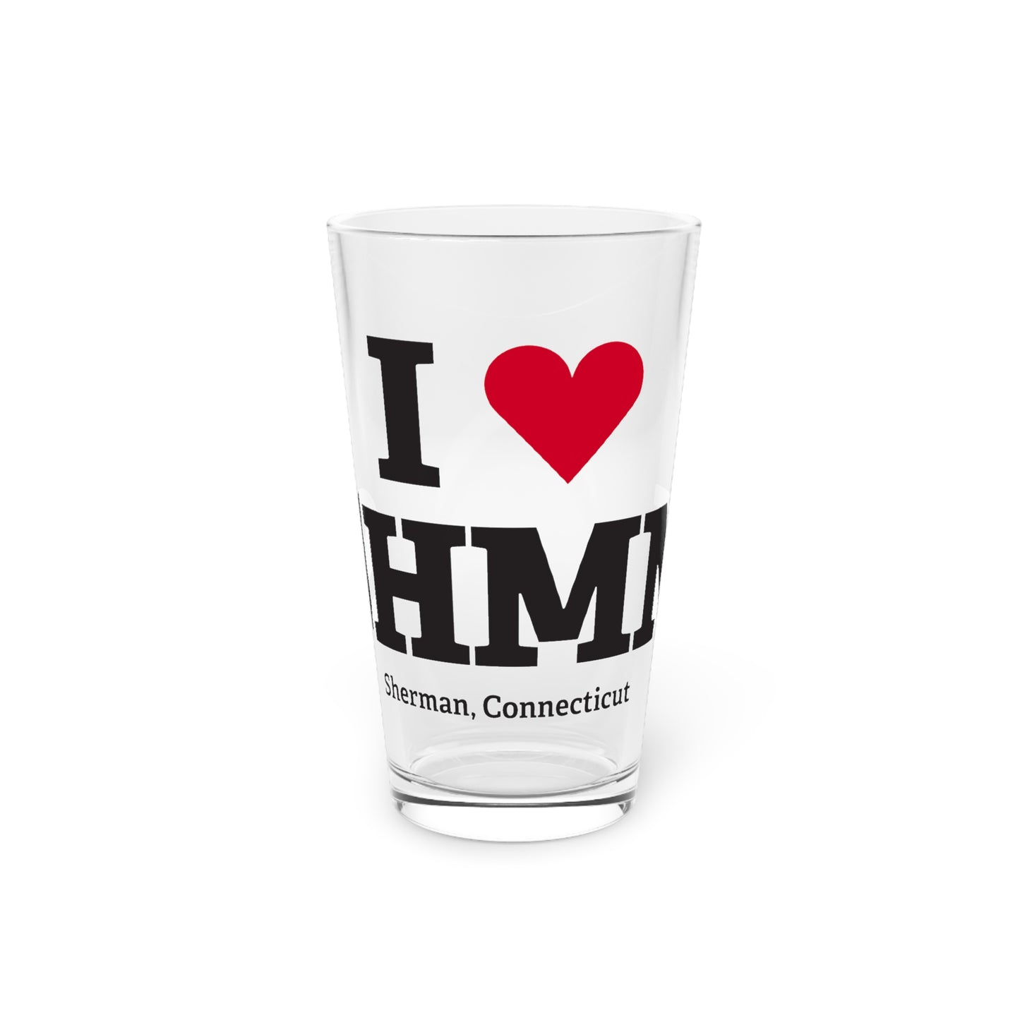 I Heart SHMN Pint Glass, 16oz