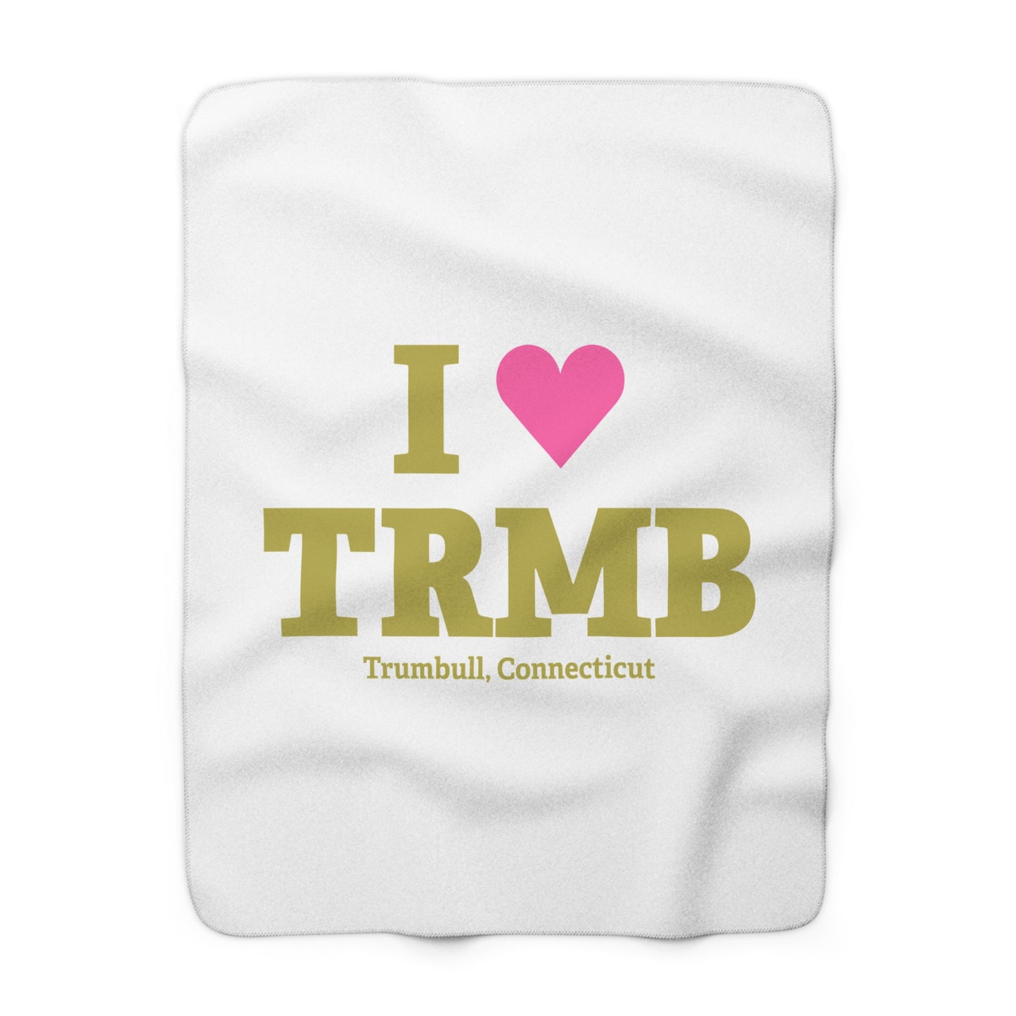I Heart TRMB Sherpa Fleece Blanket
