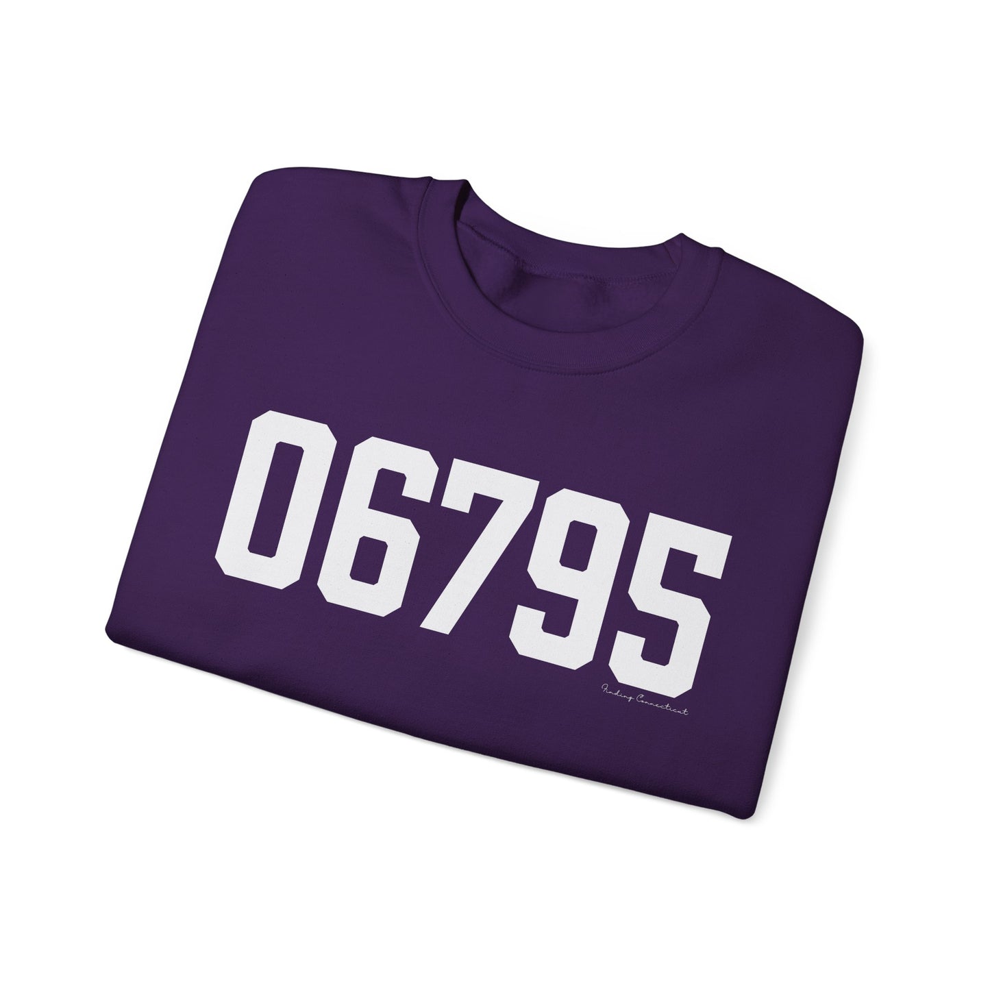 06795 - Watertown CT Zip Code Unisex Heavy Blend™ Crewneck Sweatshirt