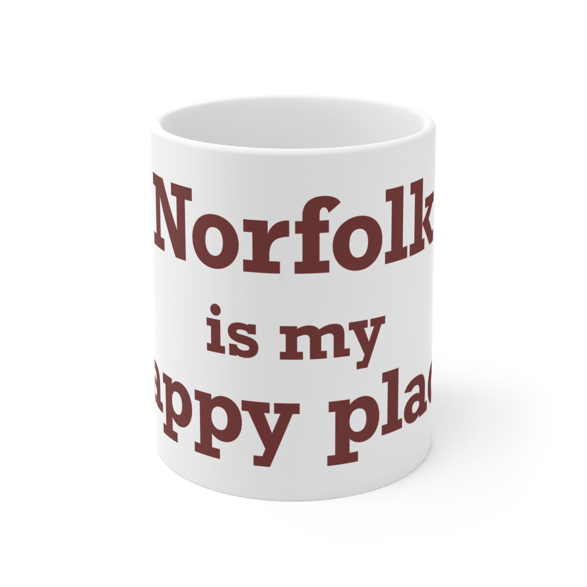 Norfolk is My Happy Place  Mug 11oz