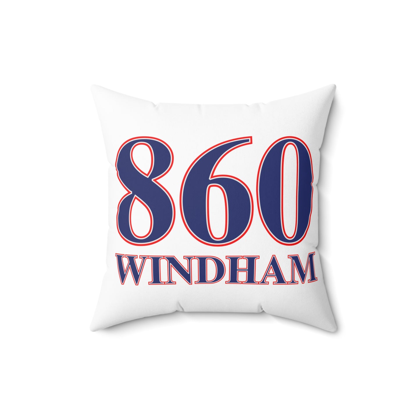 860 Windham Red, White & Blue Spun Polyester Square Pillow