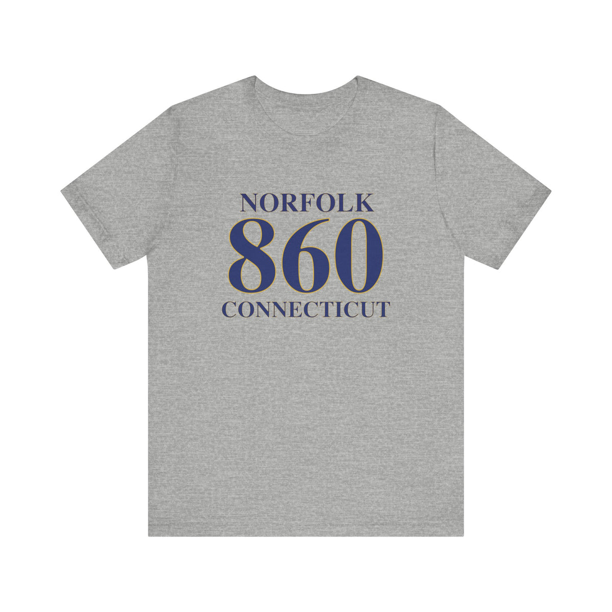 Norfolk 860 Connecticut Unisex Jersey Short Sleeve T-Shirt