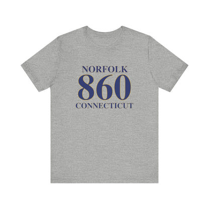 Norfolk 860 Connecticut Unisex Jersey Short Sleeve T-Shirt