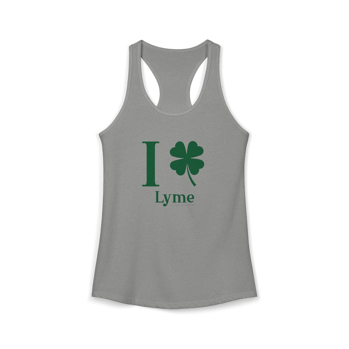 I Clover Lyme Women's Ideal Racerback Tank Top