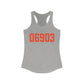 06903 Stamford Connecticut Zip Code Women's Ideal Racerback Tank Top