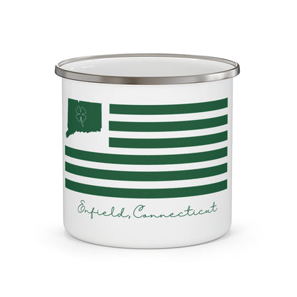 Enfield Connecticut St. Patrick’s Day Flag Enamel Camping Mug