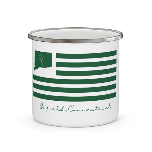 Enfield Connecticut St. Patrick’s Day Flag Enamel Camping Mug