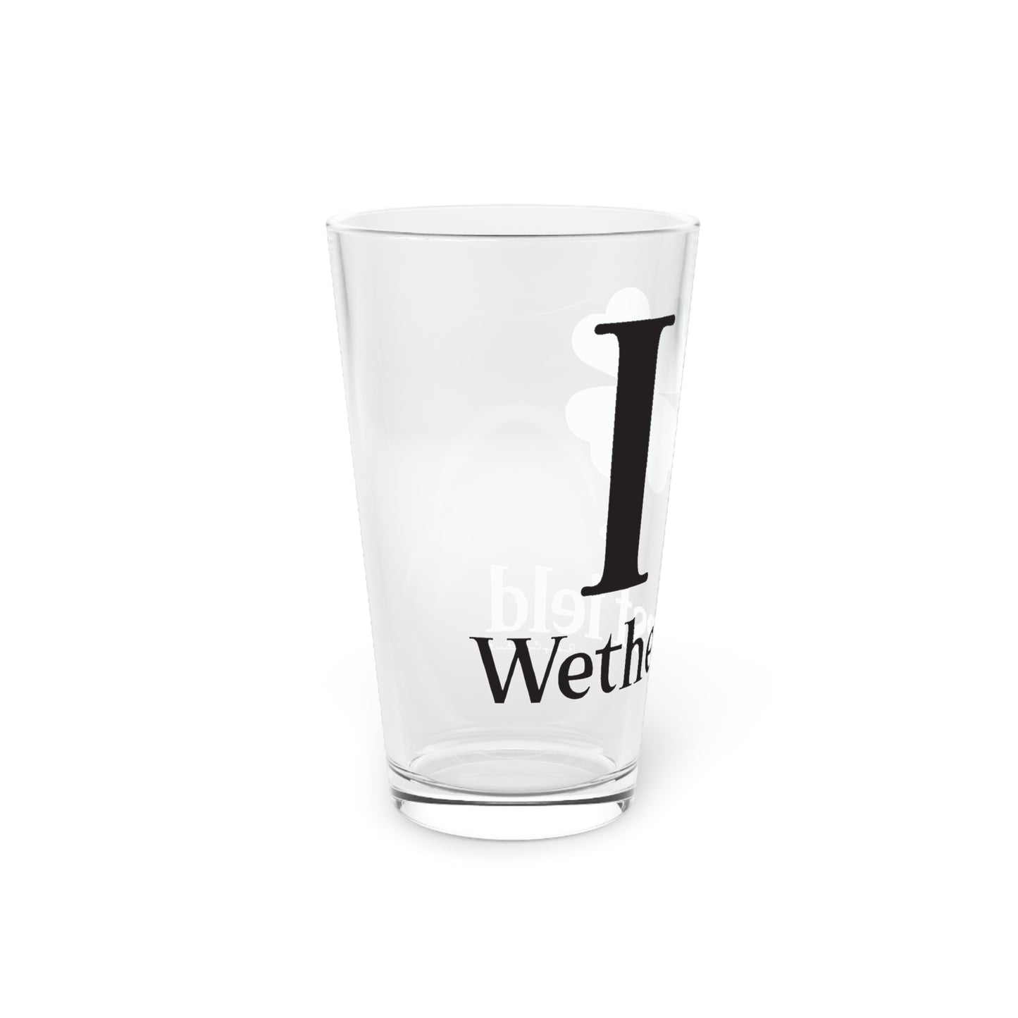 I Clover Wethersfield Pint Glass, 16oz