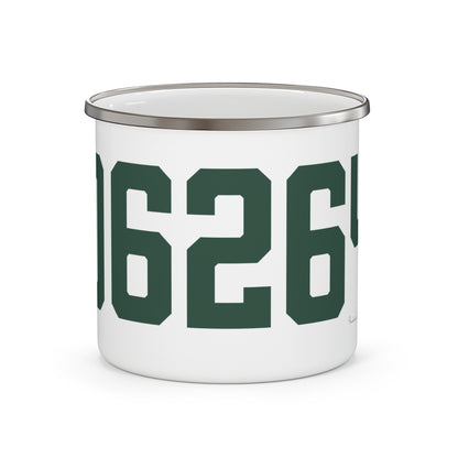 06264 Scotland Connecticut Zip Code Enamel Camping Mug