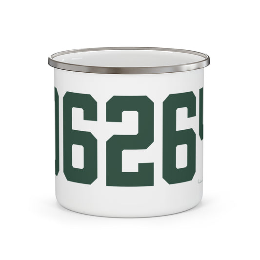 06264 Scotland Connecticut Zip Code Enamel Camping Mug