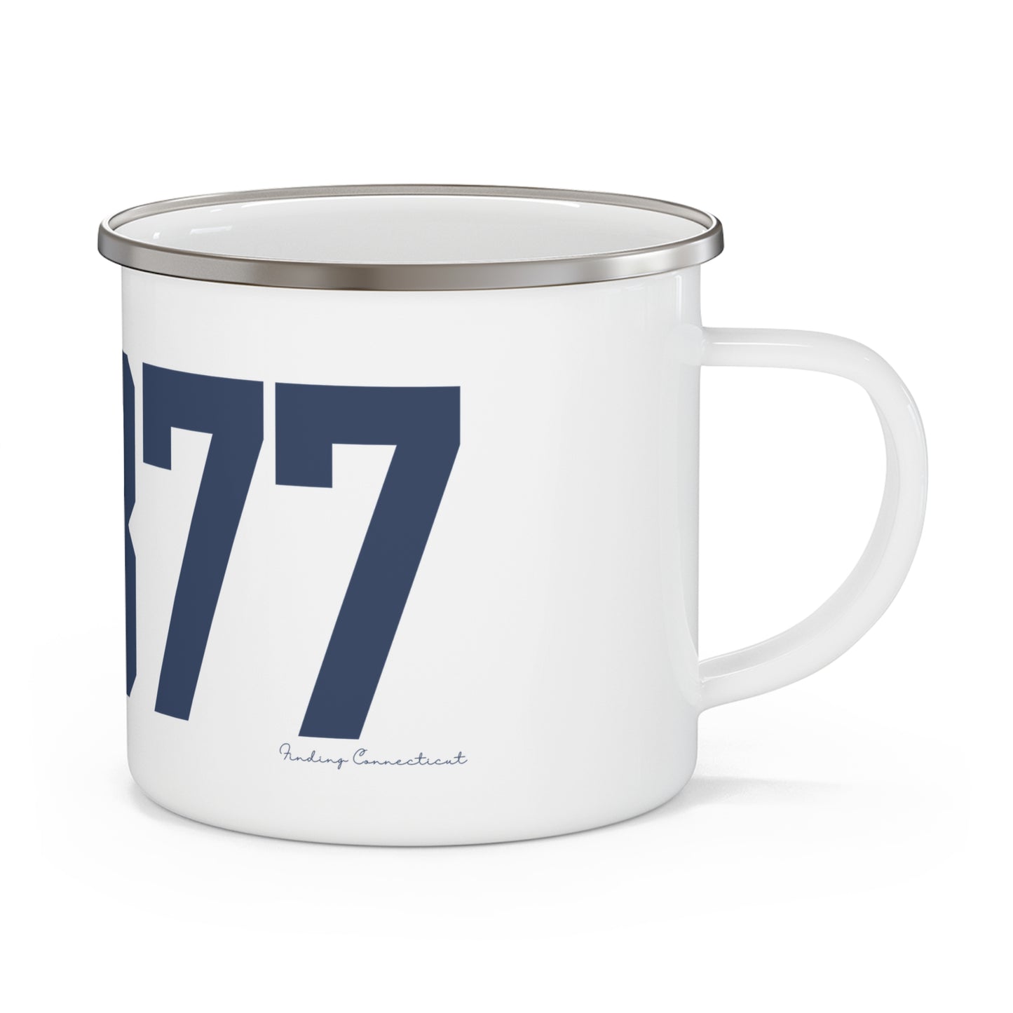 06377 Sterling Connecticut Zip Code Enamel Camping Mug