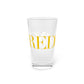 41 Tilt Redding Pint Glass, 16oz
