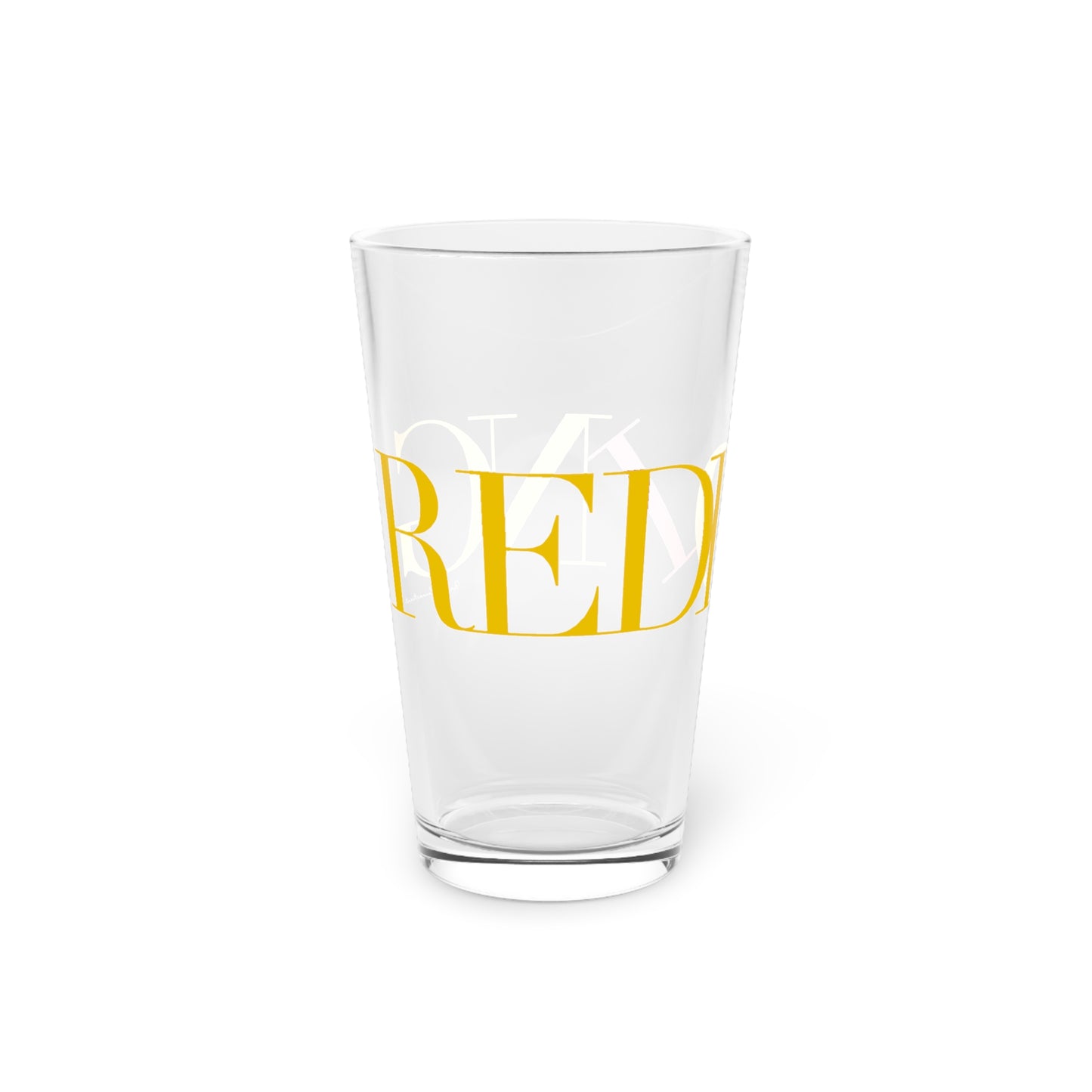 41 Tilt Redding Pint Glass, 16oz
