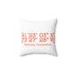 Danbury Coordinates  Spun Polyester Square Pillow