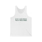 Just a kid from New Milford Unisex Jersey Tank Top