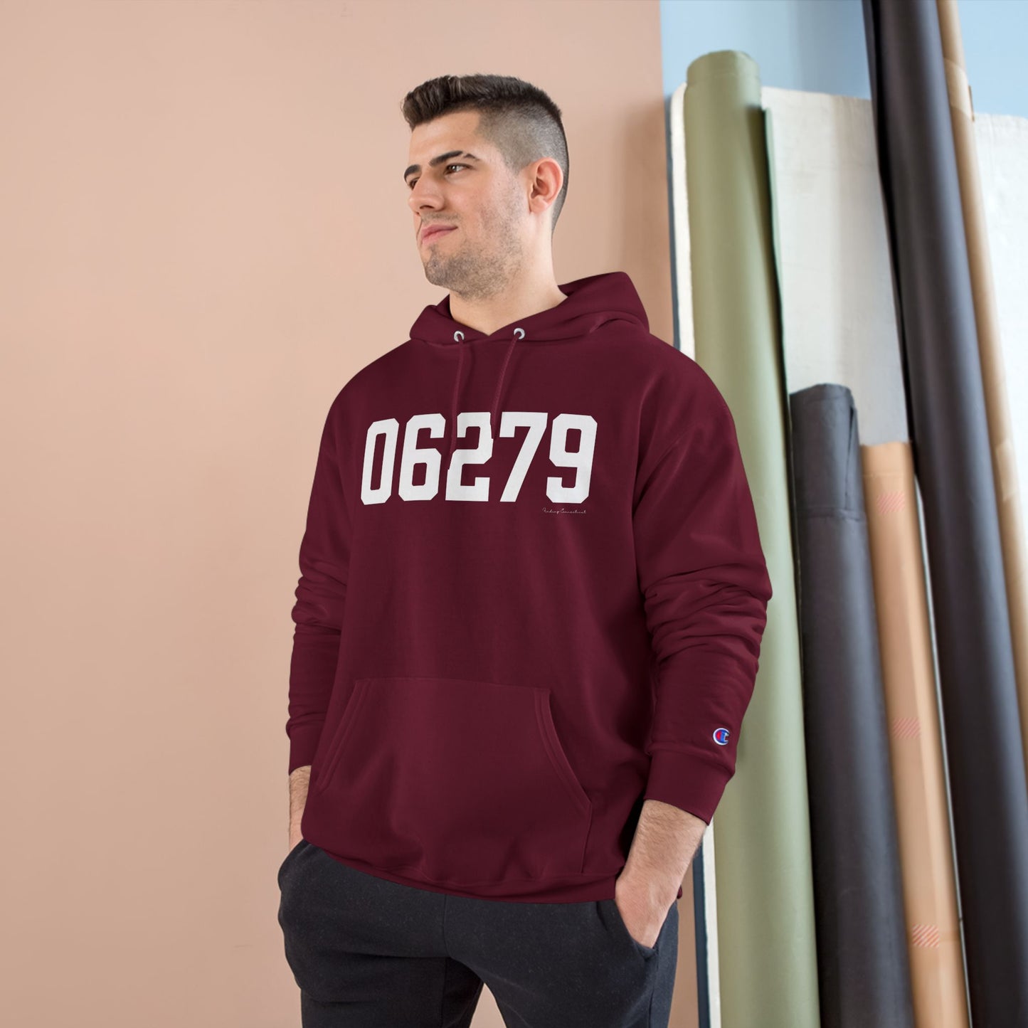 06279 Willington CT Zip Code Champion Hoodie