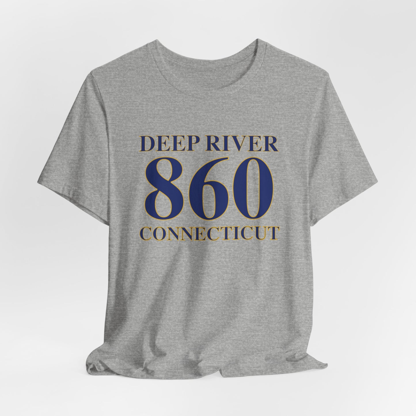 Deep River 860 Connecticut Unisex Jersey Short Sleeve Tee