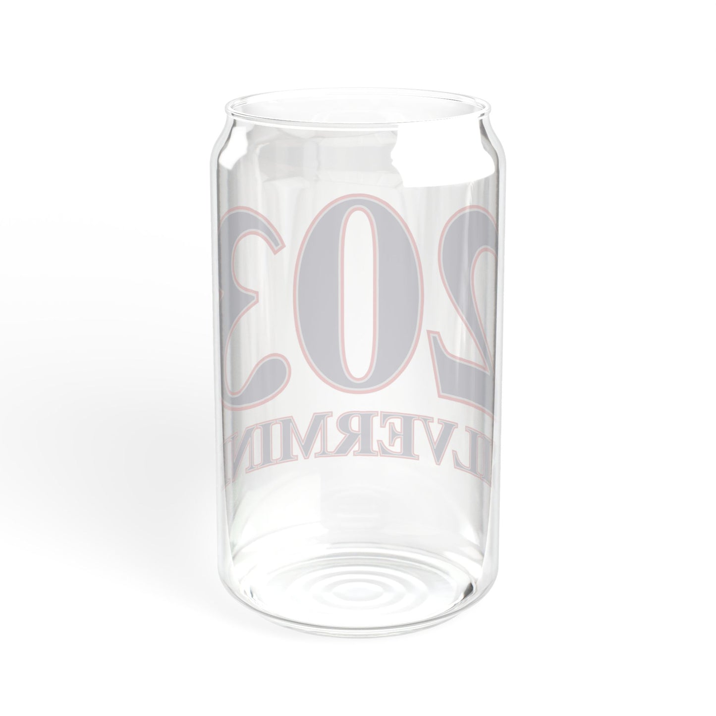 203 Silvermine Red, White & Blue Sipper Glass, 16oz