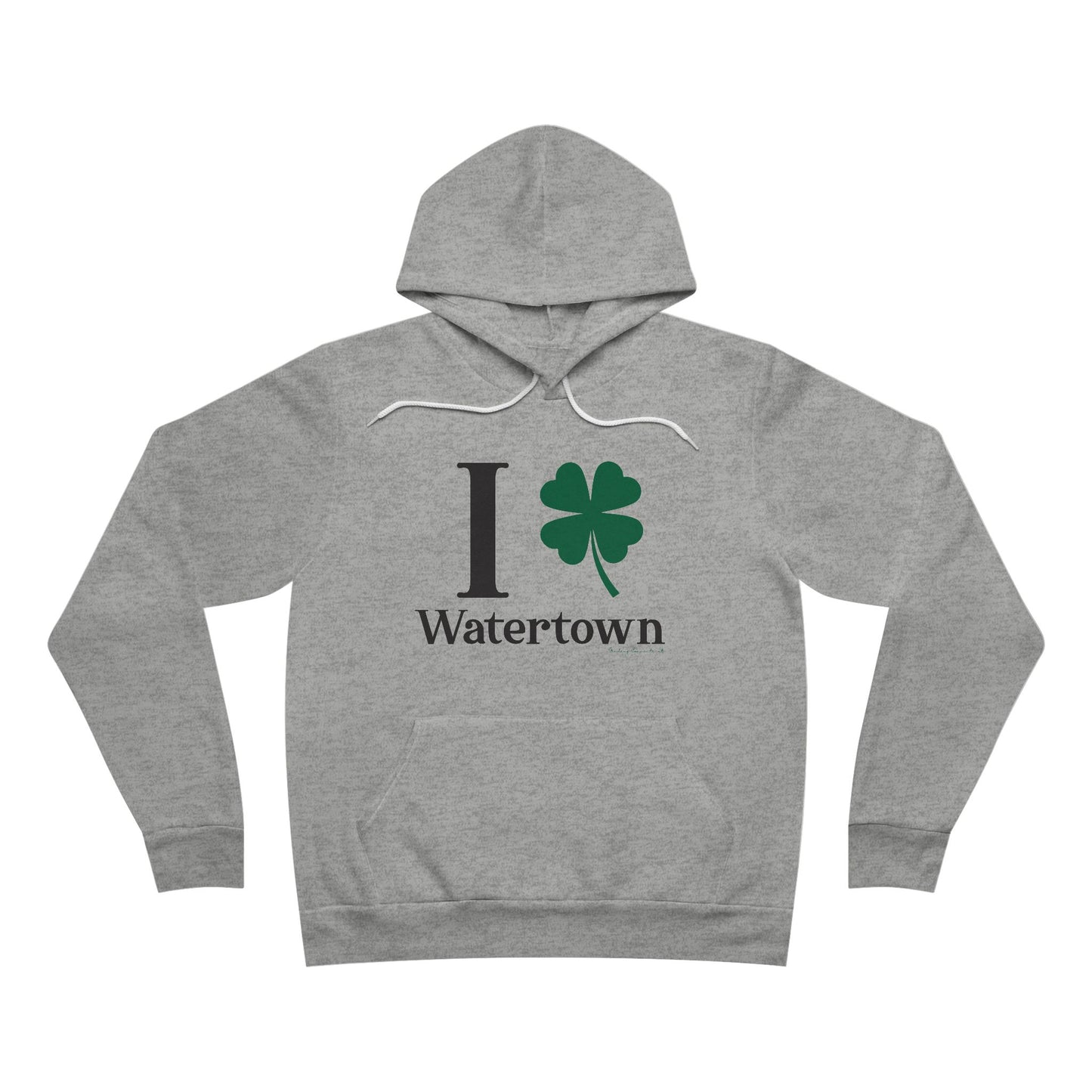 I Clover Watertown Unisex Sponge Fleece Pullover Hoodie