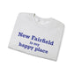 New Fairfield Is My Happy Place Unisex Heavy Blend™ Crewneck Sweatshirt
