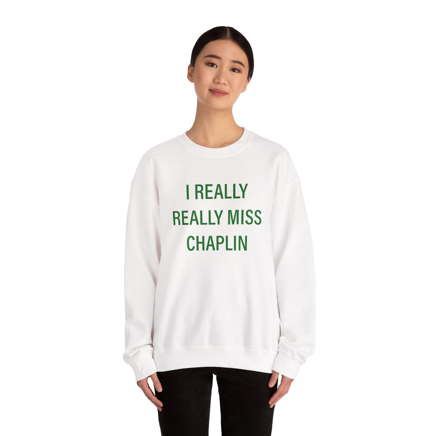 I Really Really Miss Chaplin Unisex Heavy Blend™ Crewneck Sweatshirt