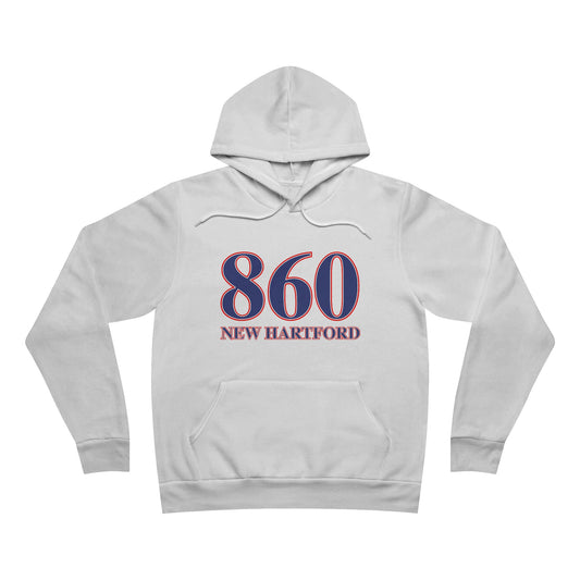 860 East Windsor Red White & Blue Unisex Sponge Fleece Pullover Hoodie