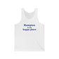 Hampton is My Happy Place Unisex Jersey Tank Top