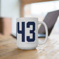 06043 Bolton Connecticut Zip Code Mug 15oz