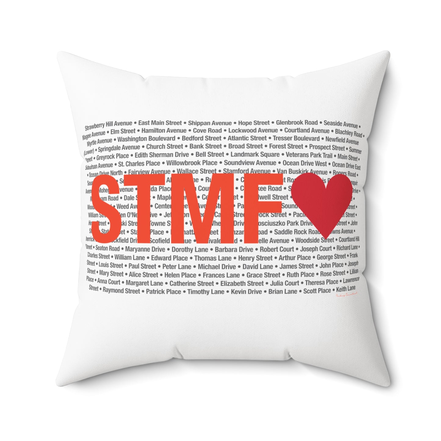 Stamford Love Spun Polyester Square Pillow
