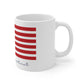 Suffield Connecticut Flag Mug 11oz
