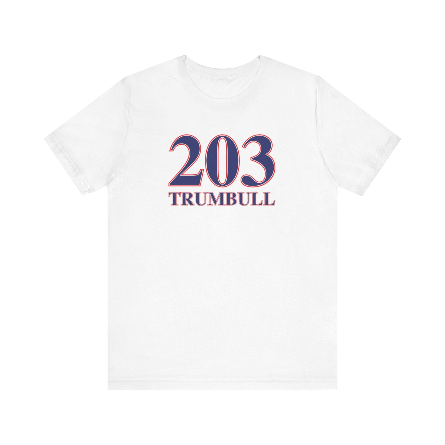 203 Trumbull Red White & Blue Unisex Jersey Short Sleeve T-Shirt