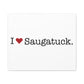 I Heart Saugatuck. Matte Canvas, Stretched, 1.25"