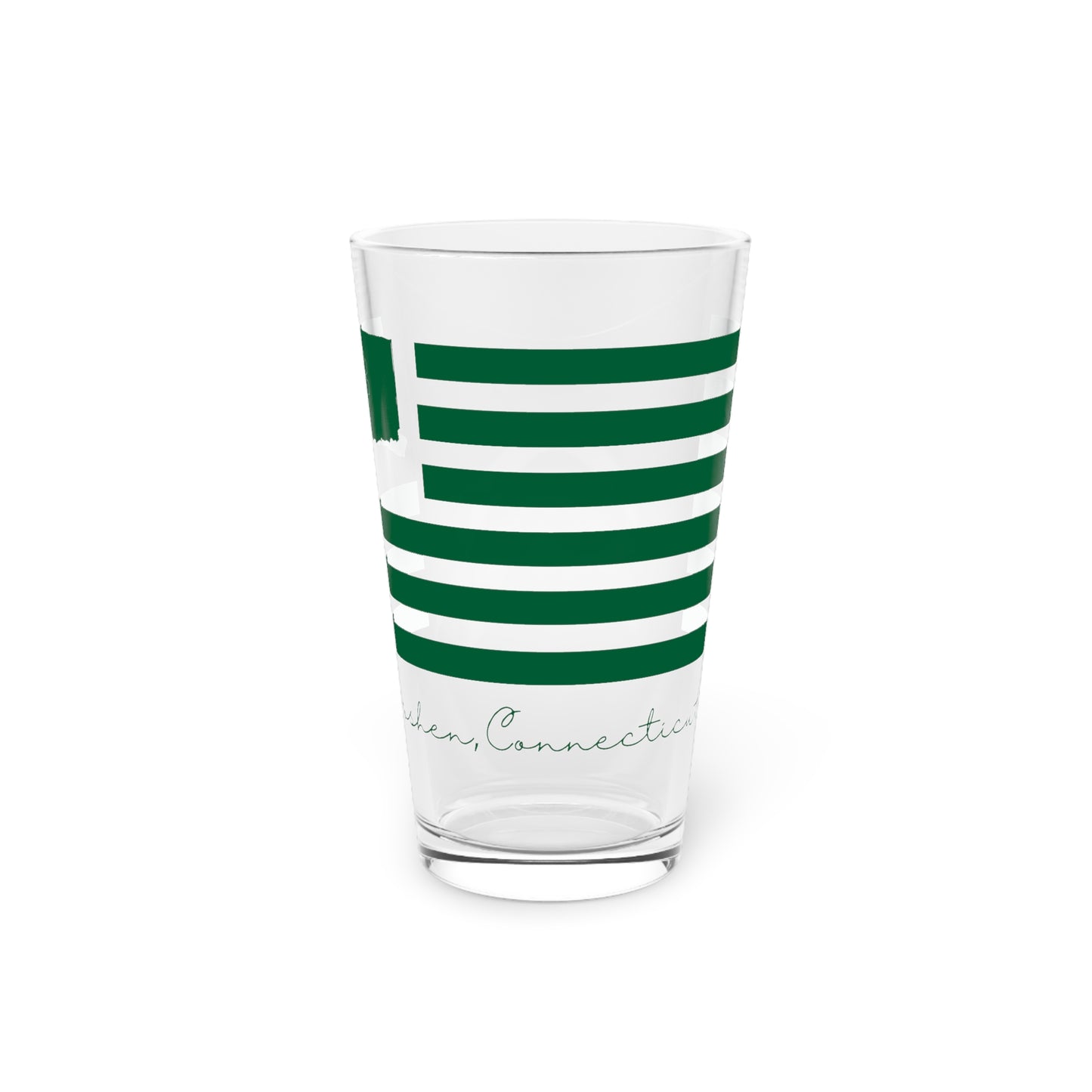 Goshen Connecticut St. Patrick’s Day Flag Pint Glass, 16oz