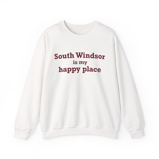 South Windsor is My Happy Place Heavy Blend™ Crewneck Sweatshirt