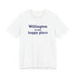 Willington is My Happy Place Unisex Jersey Short Sleeve T-Shirt