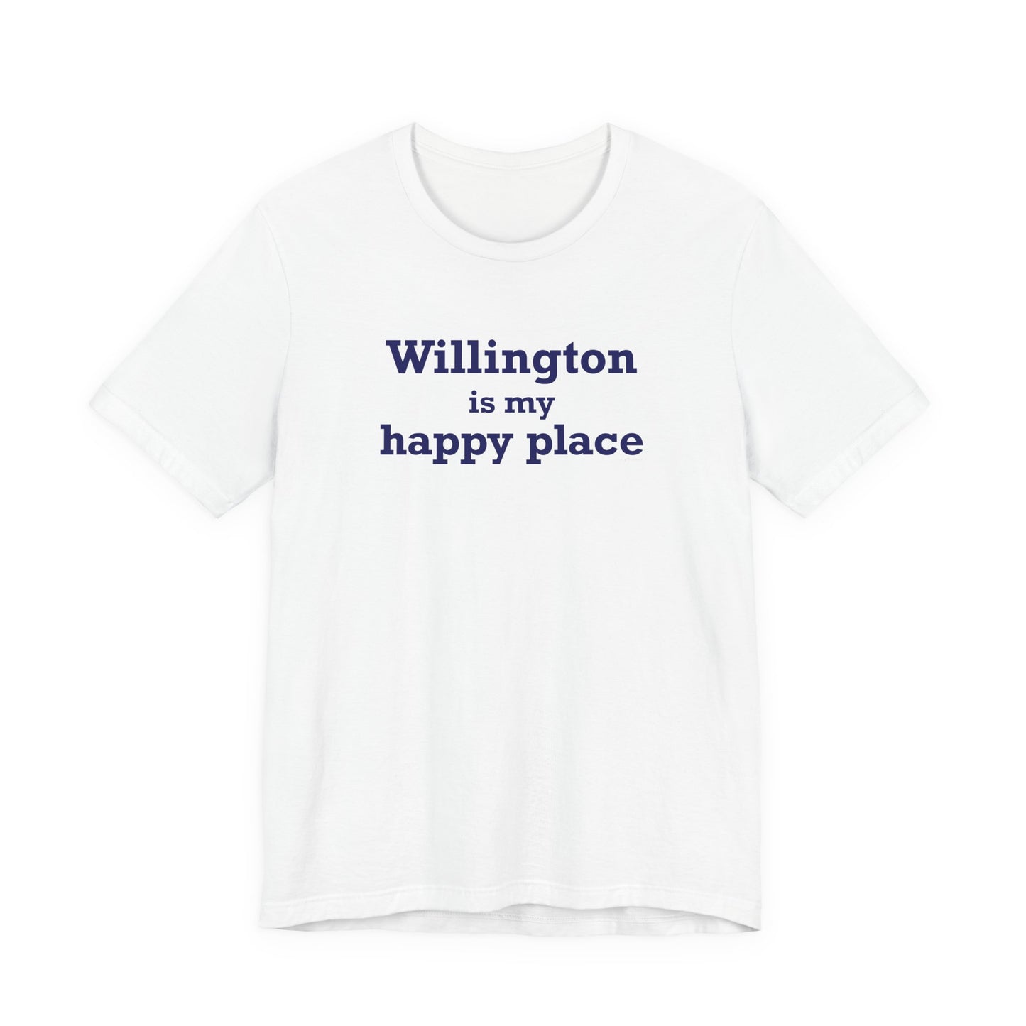 Willington is My Happy Place Unisex Jersey Short Sleeve T-Shirt