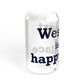 Westport Is My Happy Place Sipper Glass, 16oz