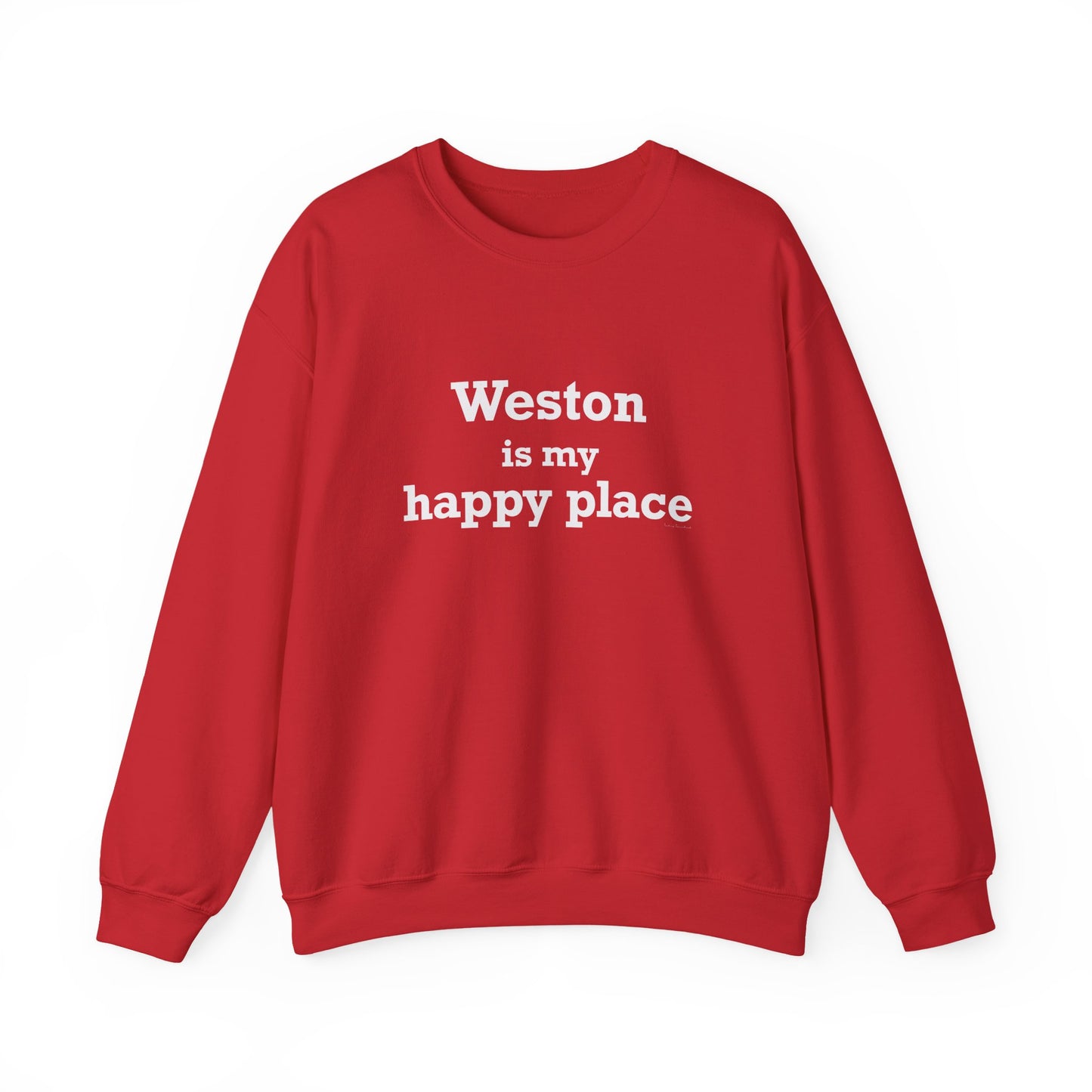 Weston Is My Happy Place Unisex Heavy Blend™ Crewneck Sweatshirt