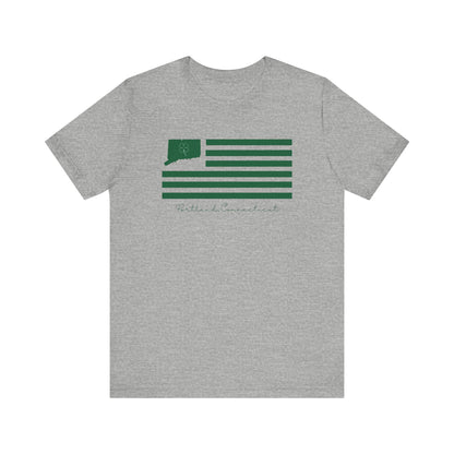 Portland Connecticut St. Patrick’s Day Flag Unisex Jersey Short Sleeve T-Shirt