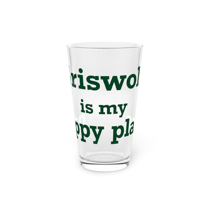 Griswold is My Happy Place Pint Glass, 16oz