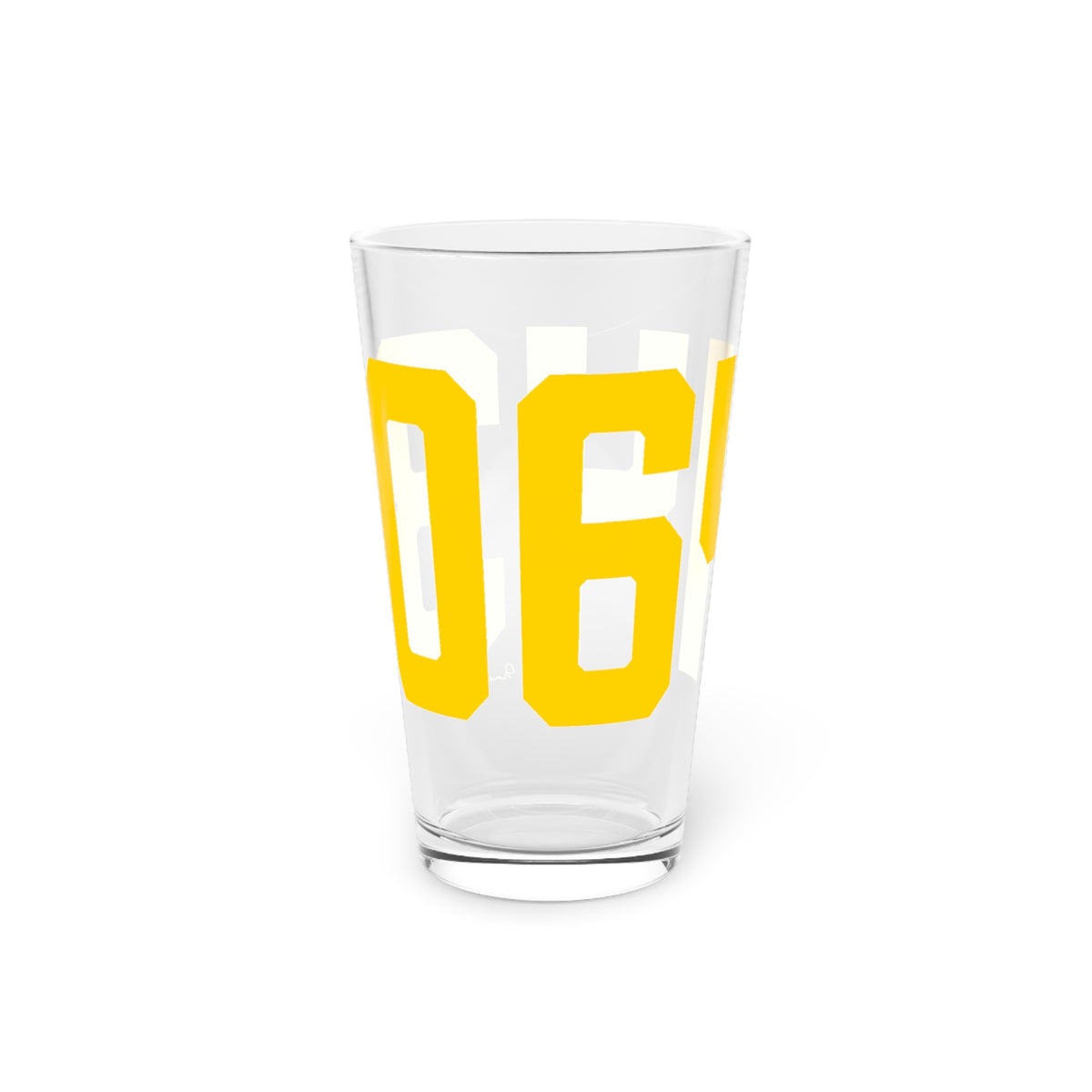 06443 Madison Connecticut Zip Code Pint Glass, 16oz
