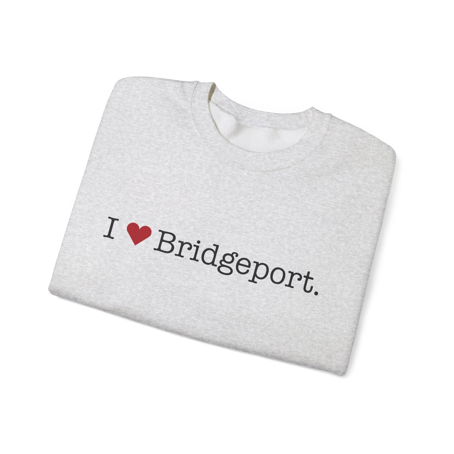I Heart Bridgeport. Unisex Heavy Blend™ Crewneck Sweatshirt