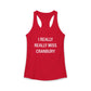 I Really Really Miss Cranbury Women's Ideal Racerback Tank Top