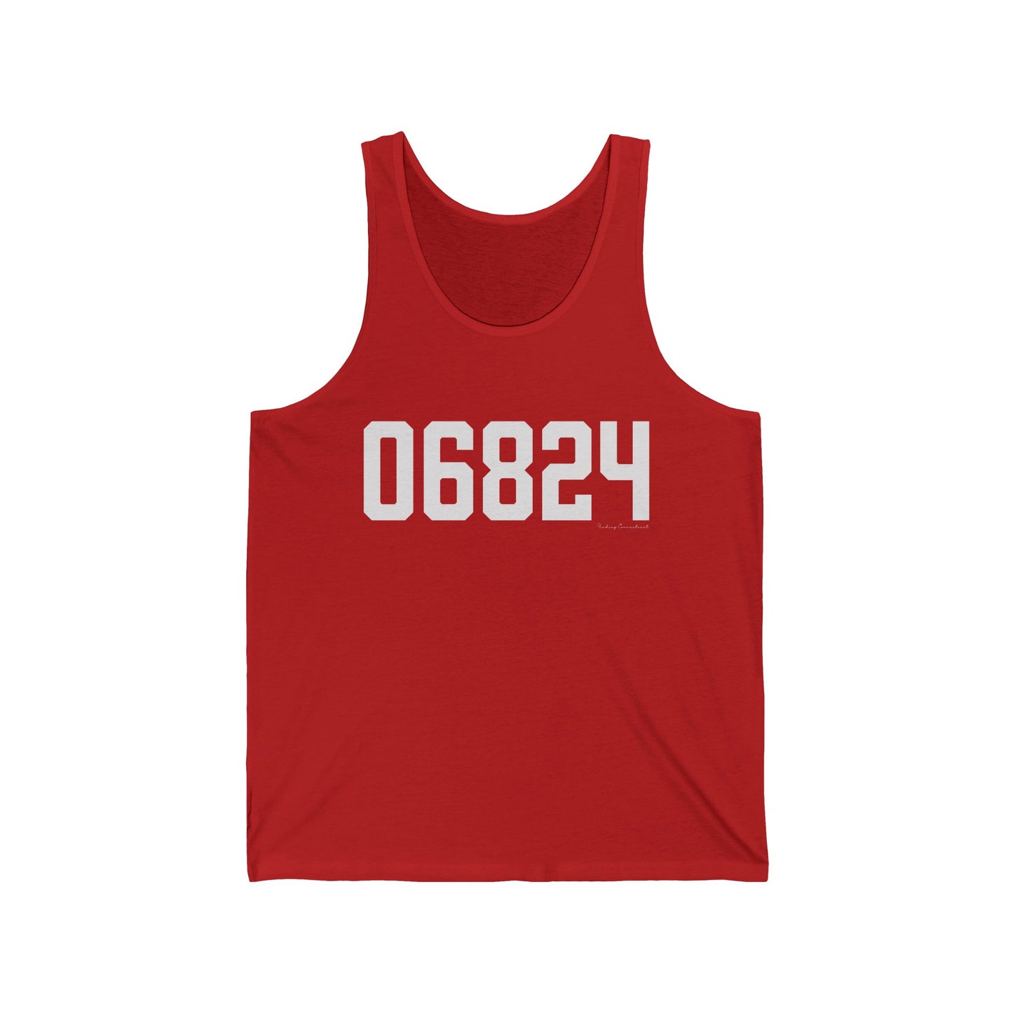 06824 Fairfield CT Zip Code Unisex Jersey Tank Top