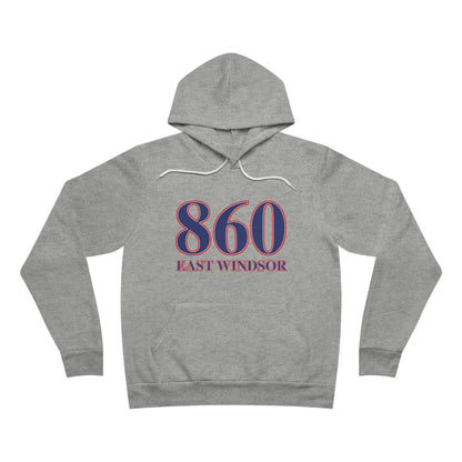 860 East Windsor Red White & Blue Unisex Sponge Fleece Pullover Hoodie