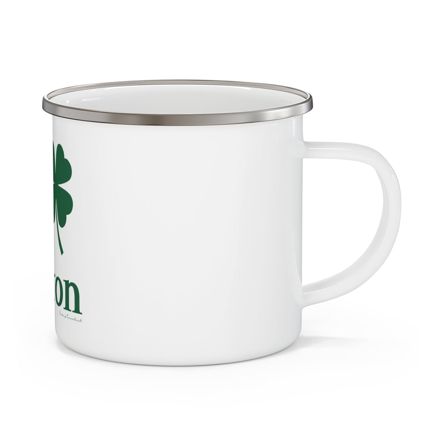I Clover Groton Enamel Camping Mug