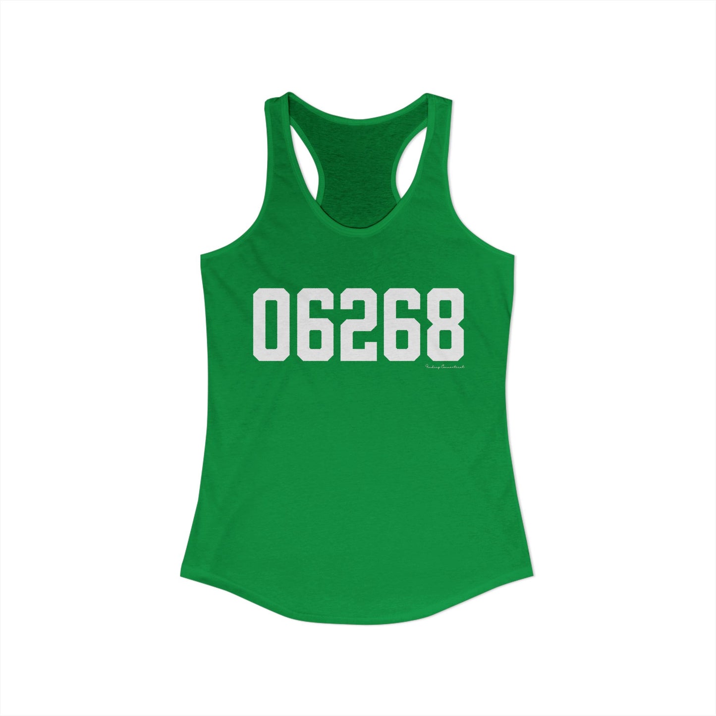06268 Storrs CT Zip Code Women's Ideal Racerback Tank