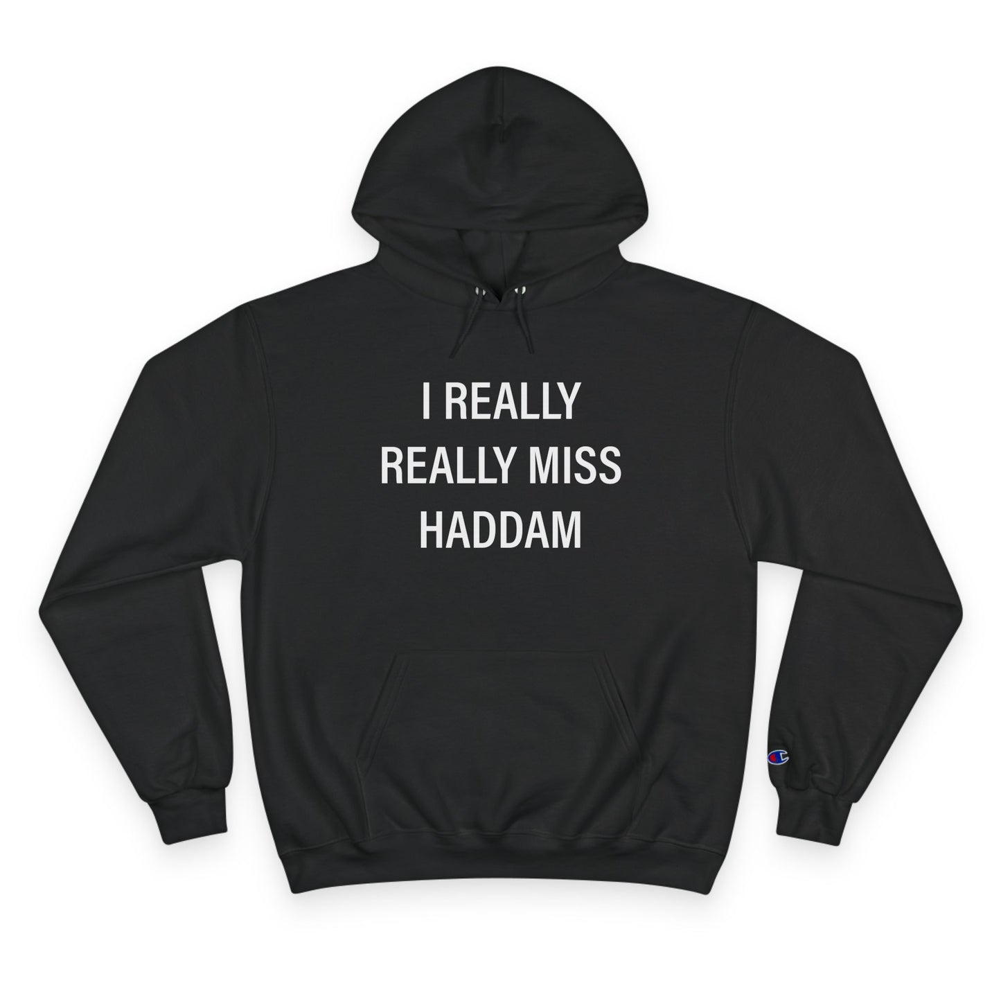 I Really Really Miss Haddam Champion Hoodie