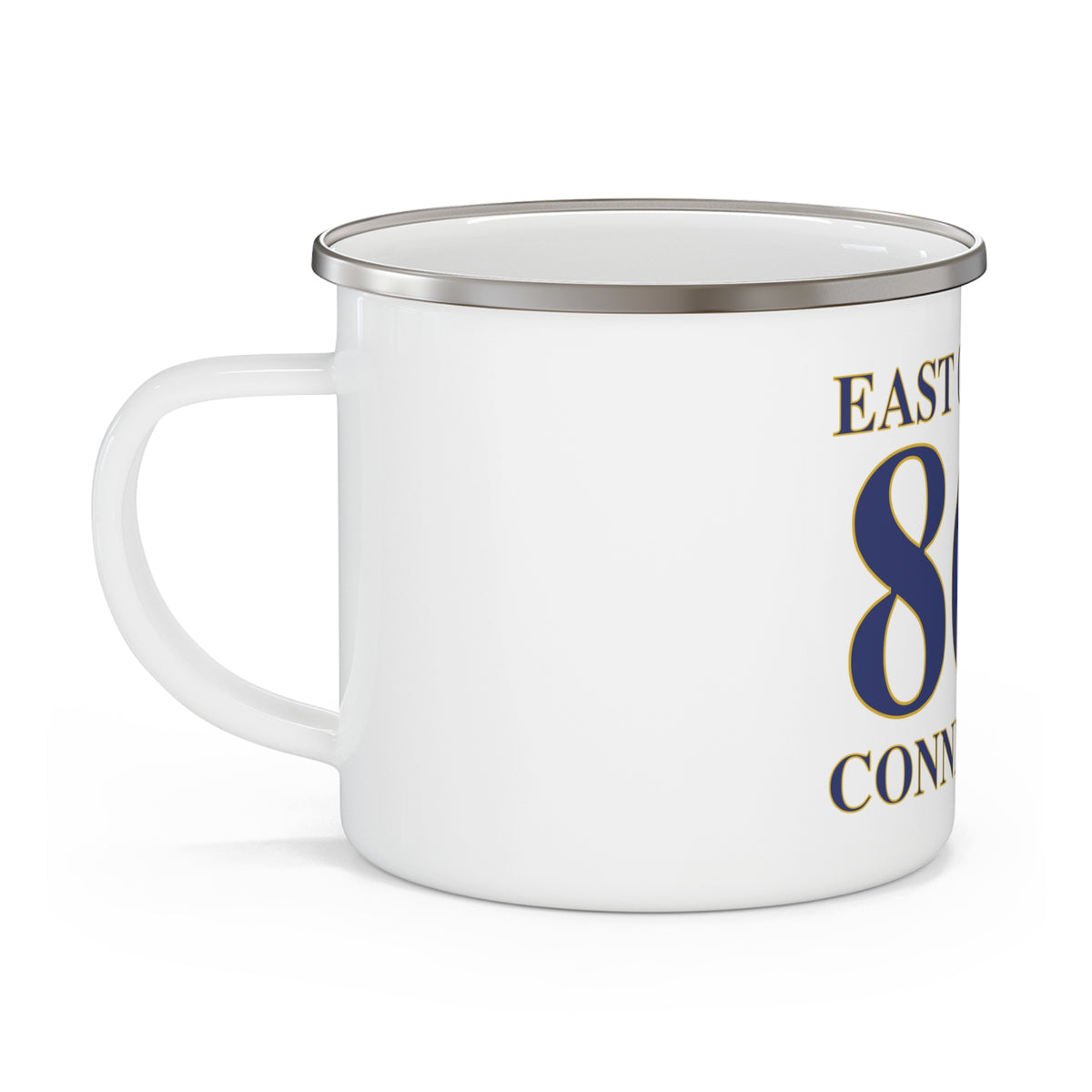 East Granby 860 Connecticut  Enamel Camping Mug